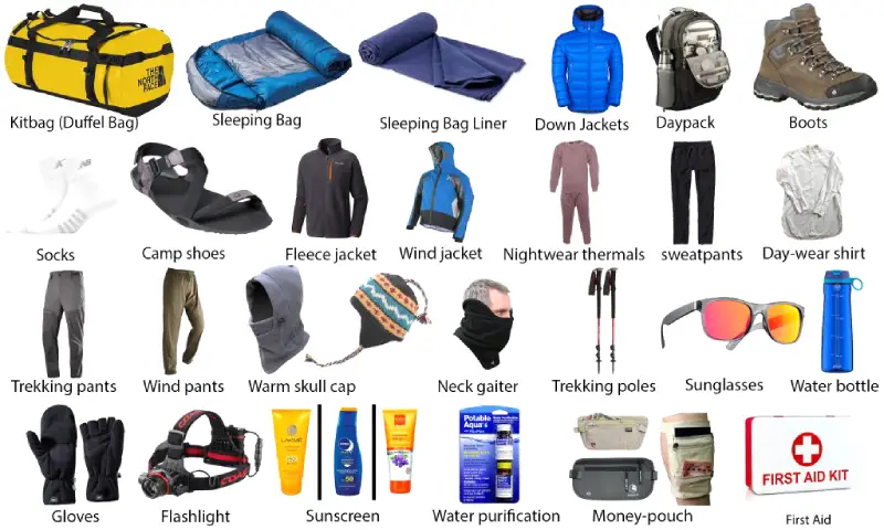 Annapurna Base Camp Trek Packing List