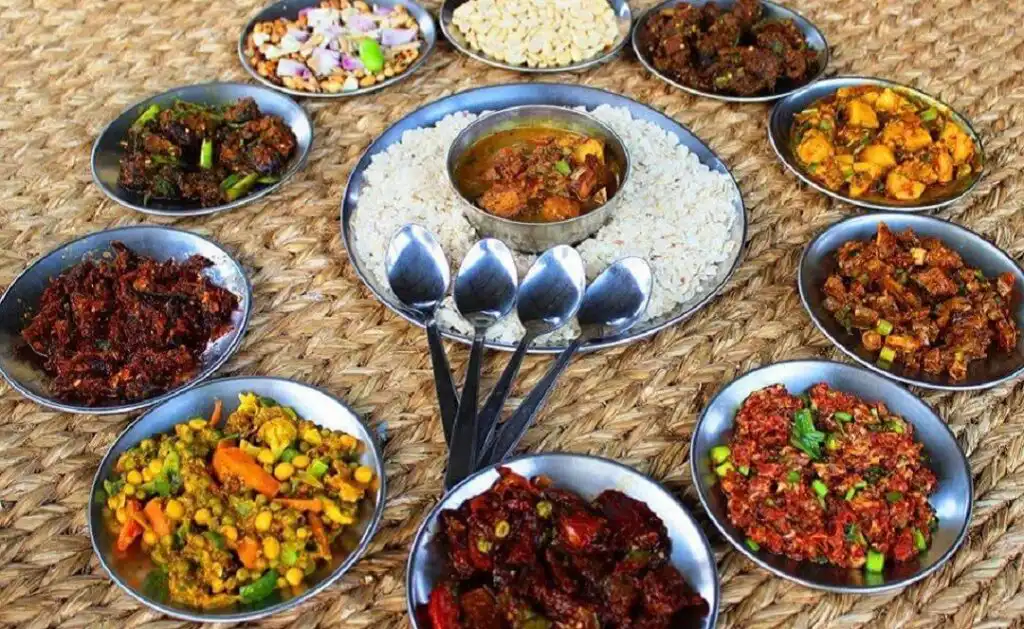 Varieties of Newari items