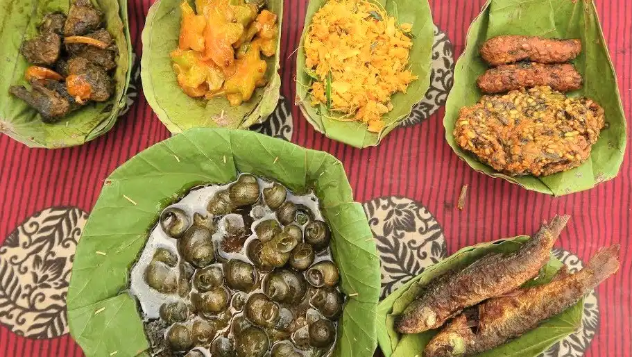 Food served in a typical way