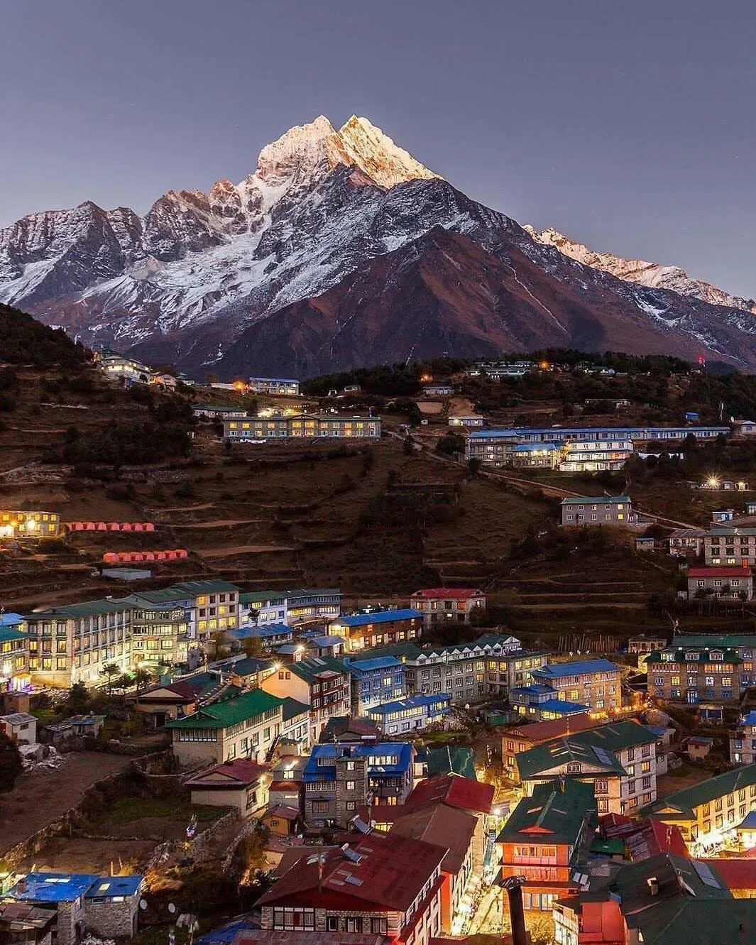Namche Bazaar at Night