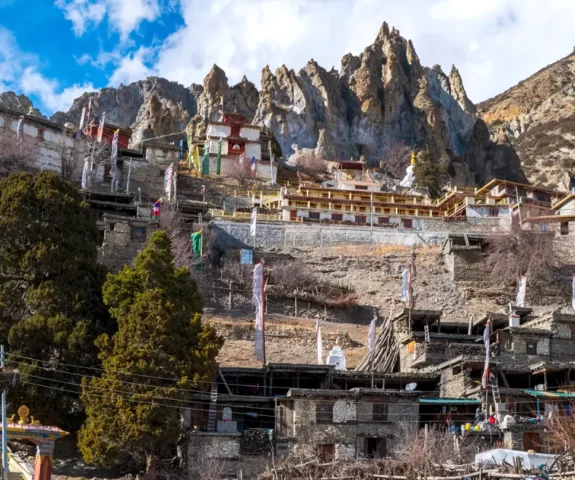 Bharga monestary in Manang