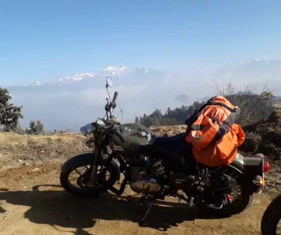 Everest view motorbike tour in Nepal