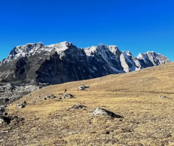 Helicopter Landed at EBC