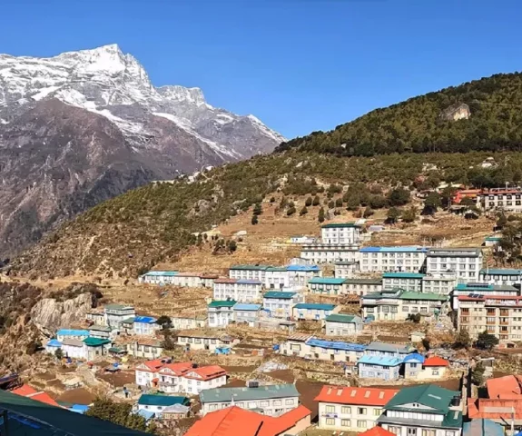 Mountain view from Namche