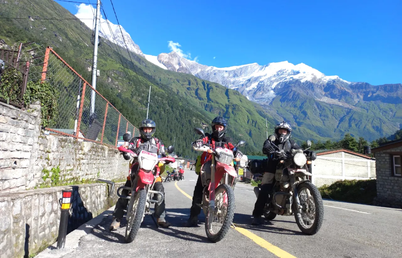Upper mustang motorbike tour
