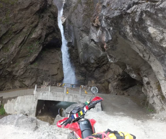 waterfall on the way