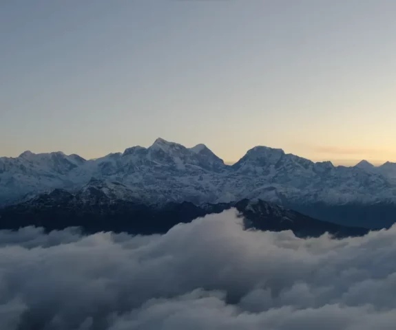 Everest Range from Pikey peak