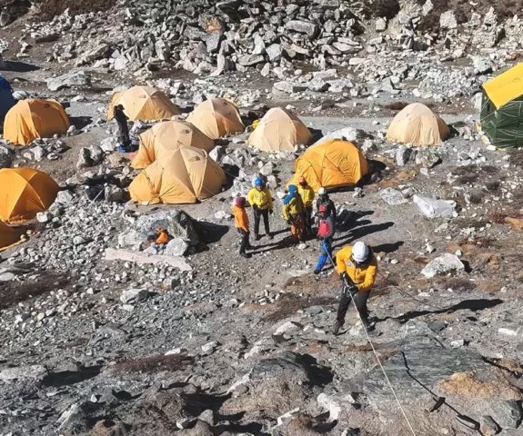 Island Peak base camp