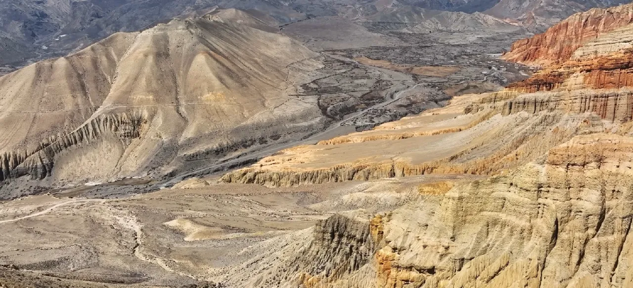 sandy mountain to upper mustang