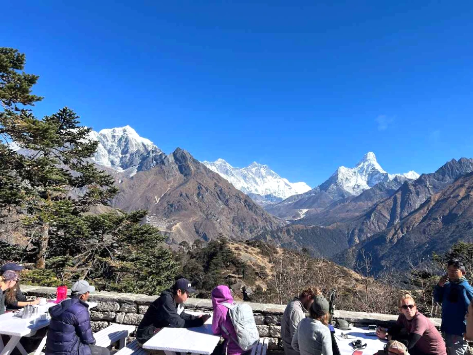 View from Hotel Everest View