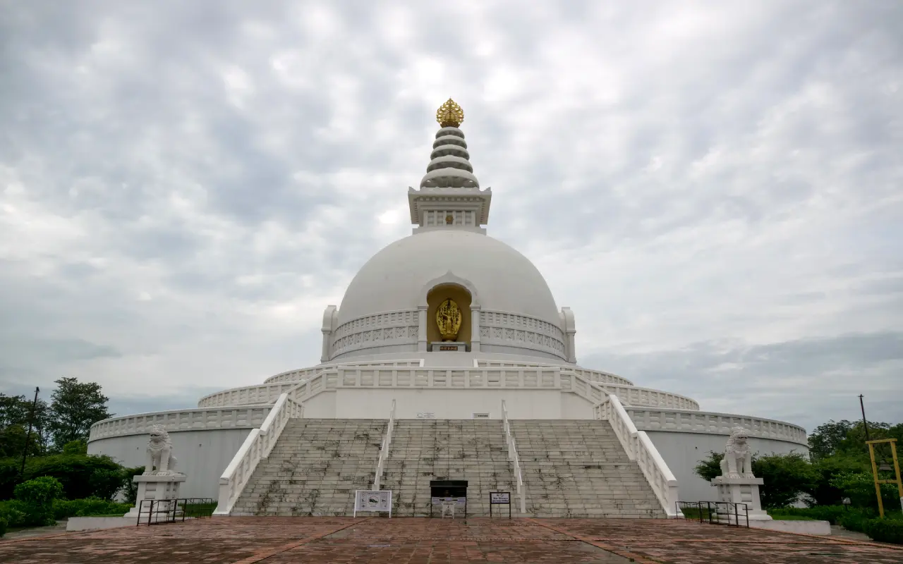 World Peace Pagoda also known as (Shanti Stupa)