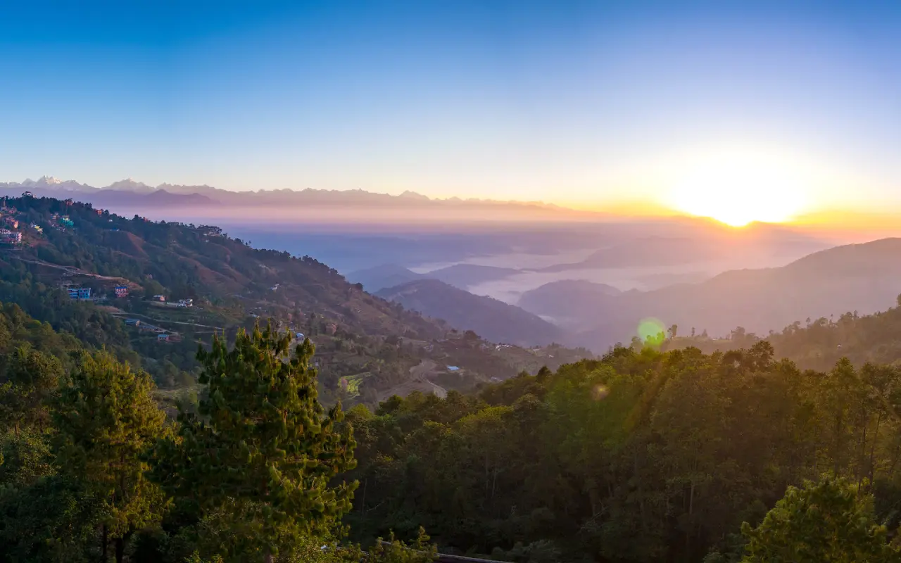 Sunrise View of Nagarkot