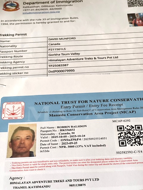 Nepal Trekking Permit and Fees (2025)