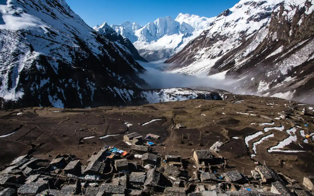 Samdo peak and Pangbuche himal