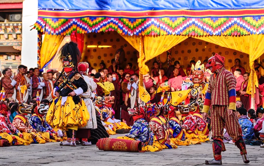 Festival Celebration in Bhutan