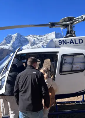 Helicopter Return Trek